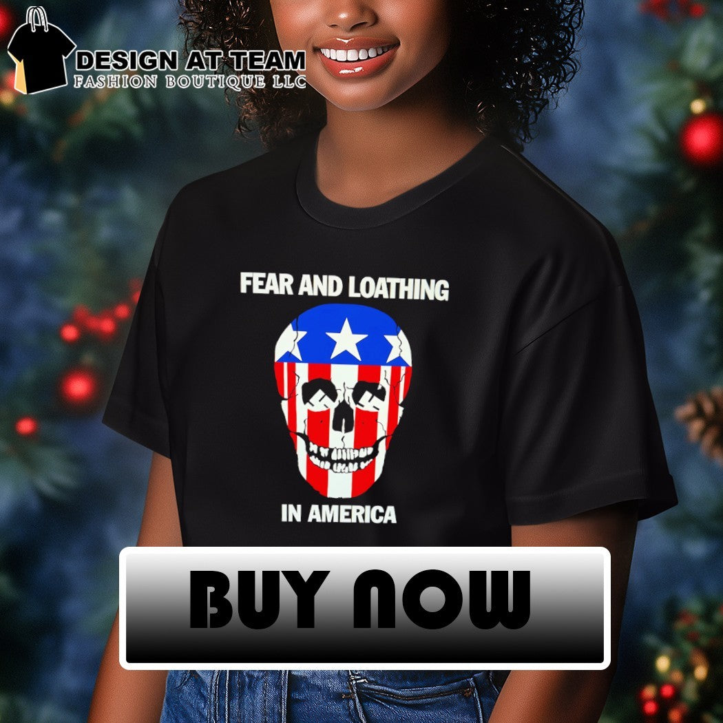 Skull Fear and Loathing in America 2026 shirt