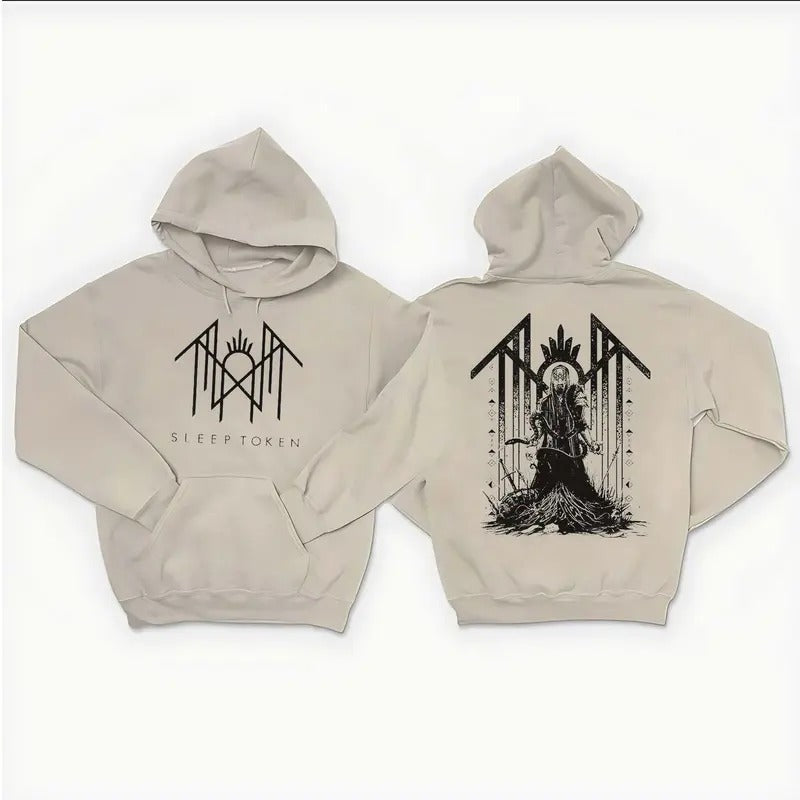 Sleep Token 2 Sides Logo And Retro Sleep Token Rock Band Shirt, Tour Shirt New Design Hoodie, Sweatshirt | TeeBloomCo.com