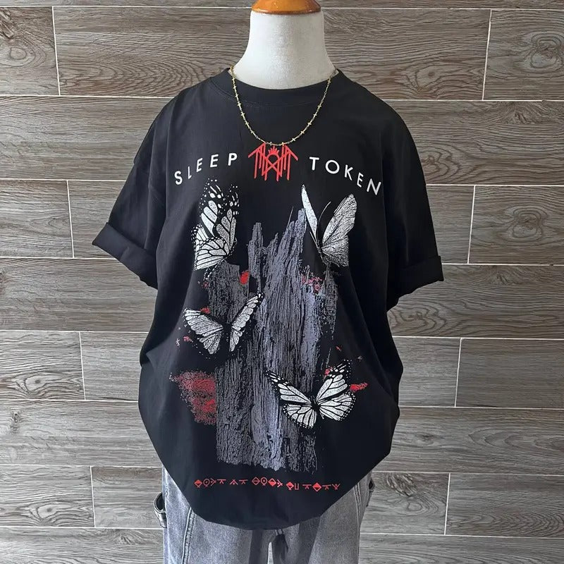 Sleep Token Butterflies Band Logo T-Shirt, Sweatshirt, Hoodie  #SLT20241 | TeeBloomCo.com