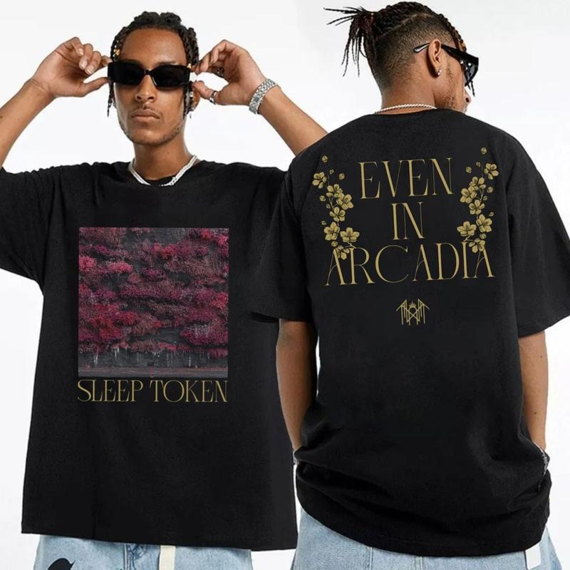 Sleeptooken 2 Sided T Shirt, Gothic Band, Rock Tour Concert Outfit, Unisex Short Sleeve Tee Hoodie, Sweatshirt
