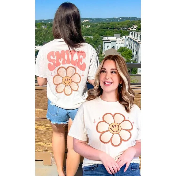Smile Daisy Sunshine T-Shirt Hoodie, Sweatshirt | TeeBloomCo.com