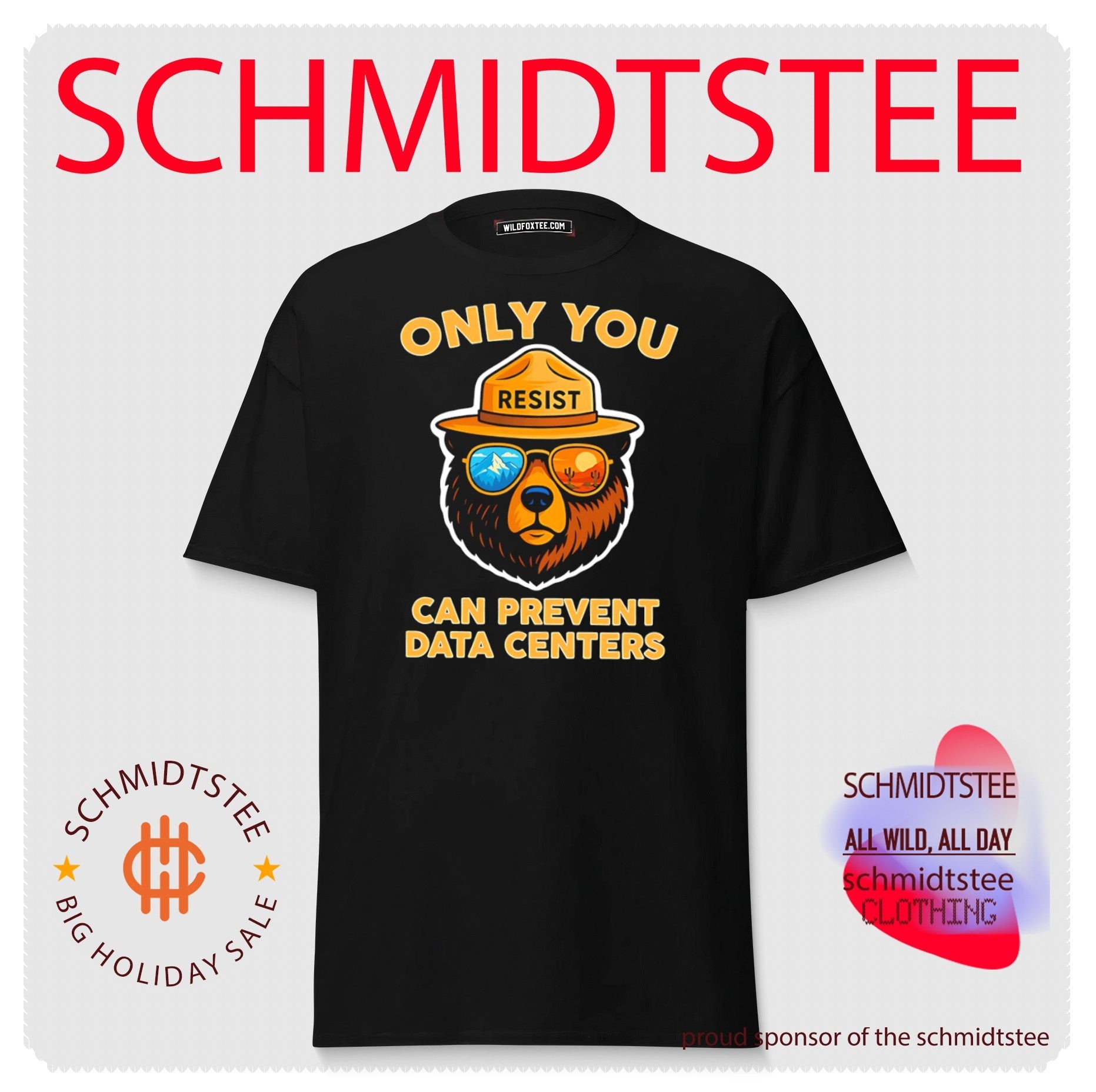 Smokey Bears only you can prevent data centers vintage shirt