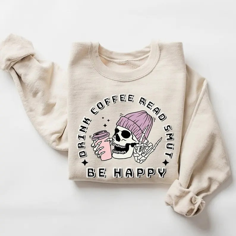 Smut Sweatshirt, STFUATTDLAGG, Smut Reader, Spicy Book Shirt, Spicy Romance Literature, Booktok Shirt, Books and Coffee,...