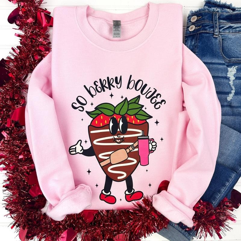 So Berry Boujee Gildan Sweatshirt T-Shirts, Hoodie | TeeBloomCo.com