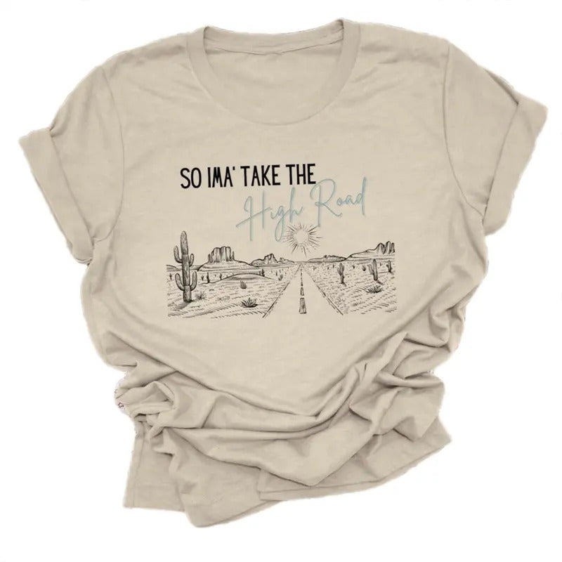So Ima Take The High R0ad Tee, K0e WetzeI Fans Top, Concert Outfit, Music Fest Tour Tee, Unisex Short Sleeve Tee Shirt,...