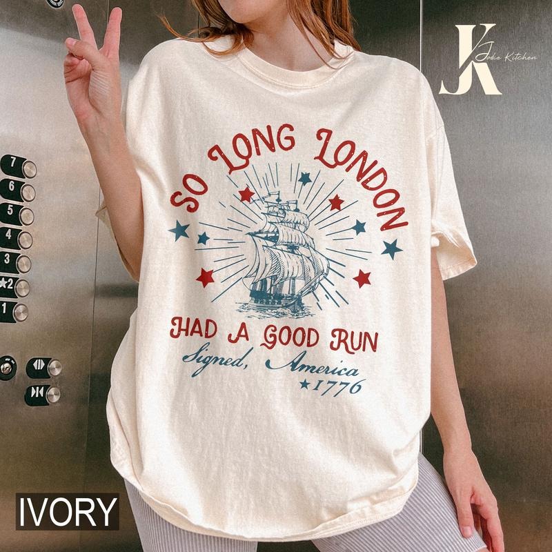 So Long London 4th of July Shirt, Swifti Fangirl Shirt, Fourth Of July Shirt, July 4th Shirt, Gift For Her Hoodie, Sweatshirt