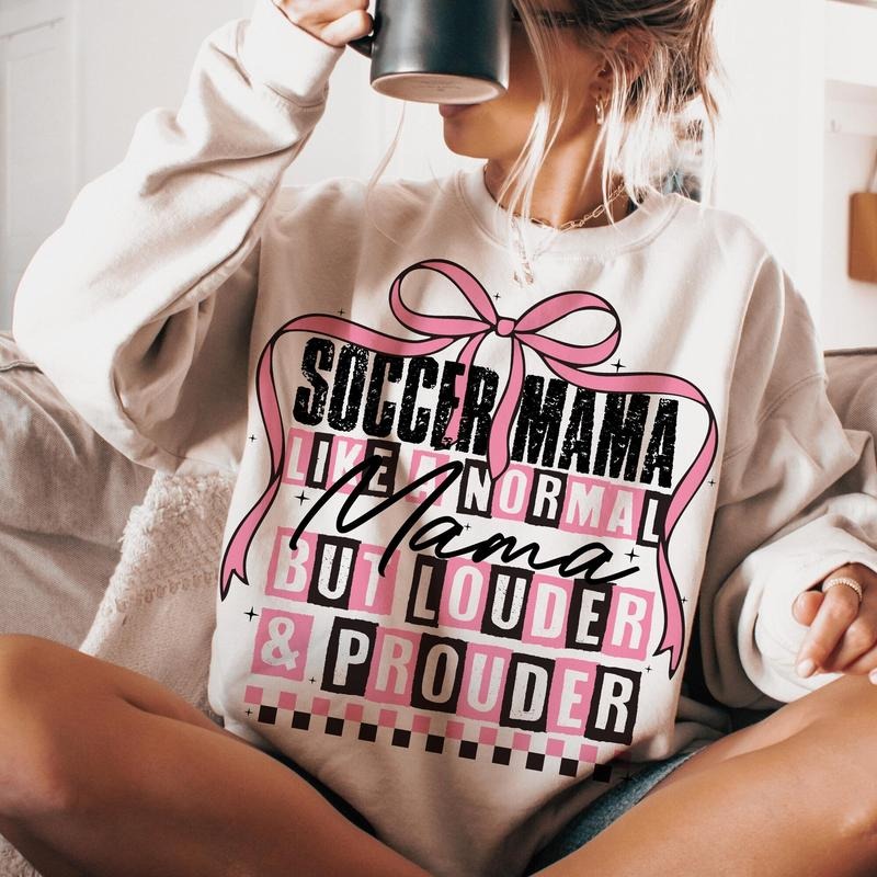 Soccer Mama Coquette Shirt Shirt, Trendy Soccer Mom Shirt, Soccer Mom Shirt Shirt, Soccer Mama Shirt Shirt, Coquette...