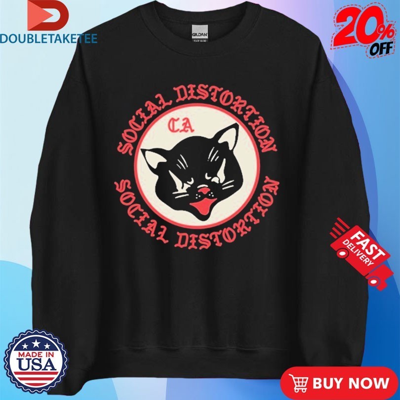 Social Distortion Black Cat Shirts