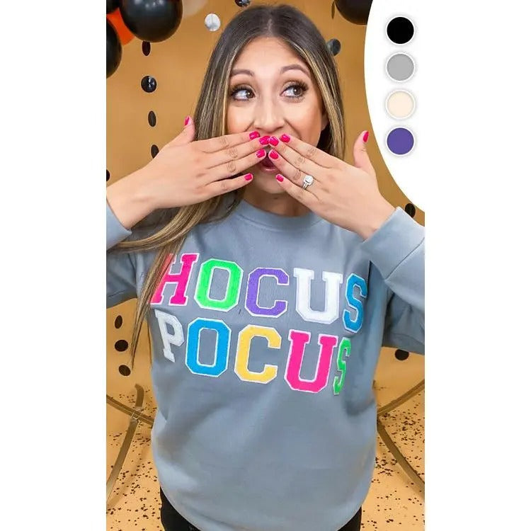 Soft Chenille Hocus Pocus Sweatshirt T-Shirts, Hoodie | TeeBloomCo.com