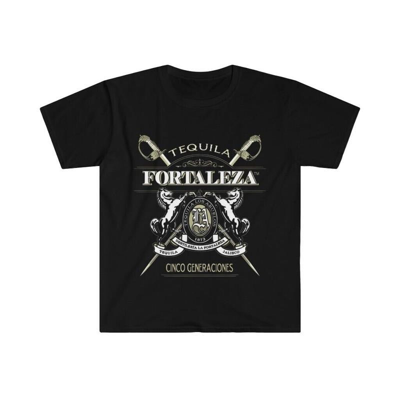 Soft Cotton TShirt Tequila Fortaleza Mexican Tequila teens clothes Menswear Top Hoodie, Sweatshirt | TeeBloomCo.com