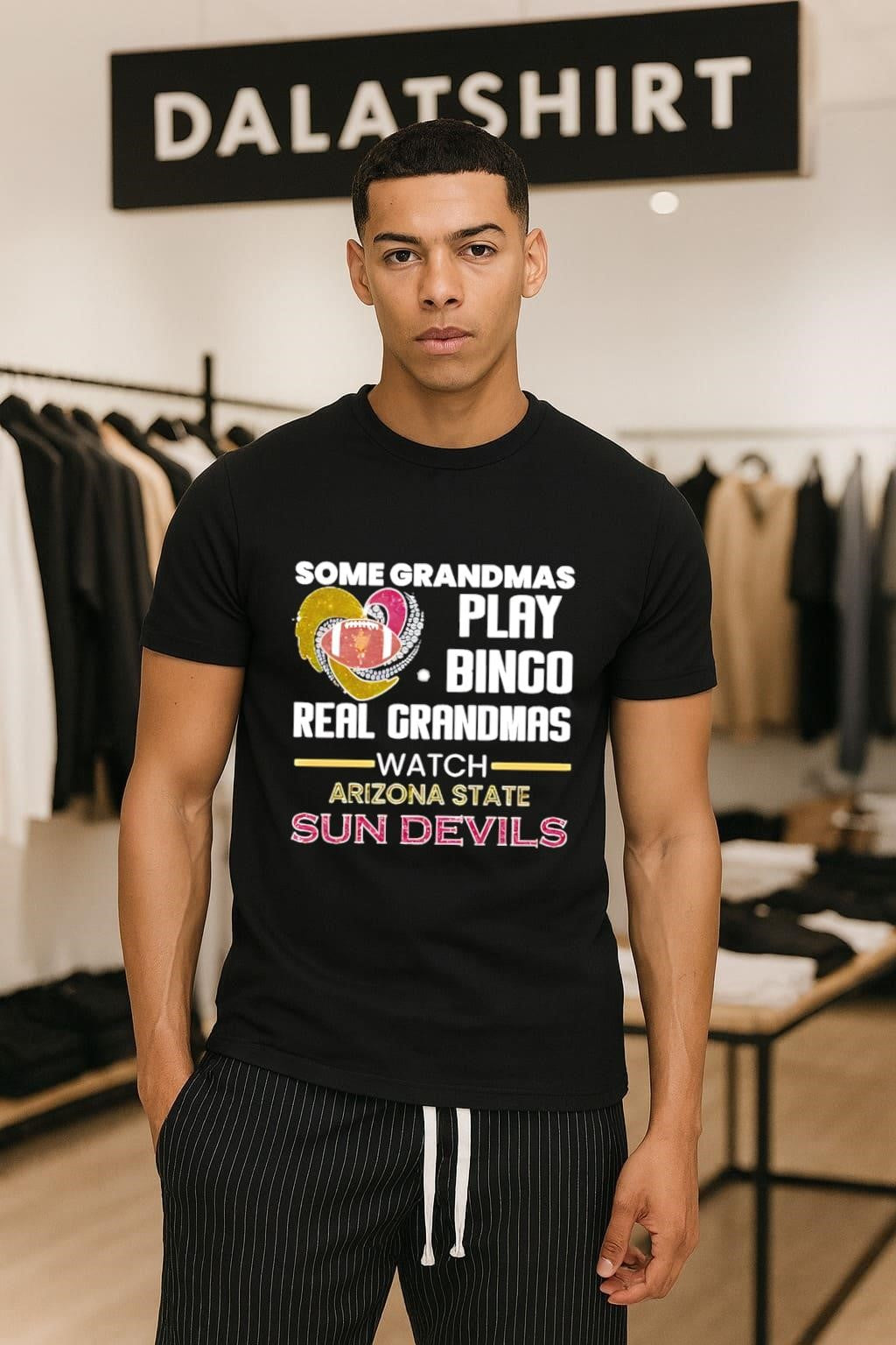 Some Grandmas Play Bingo Real Grandmas Watch Arizona State Sun Devils shirt