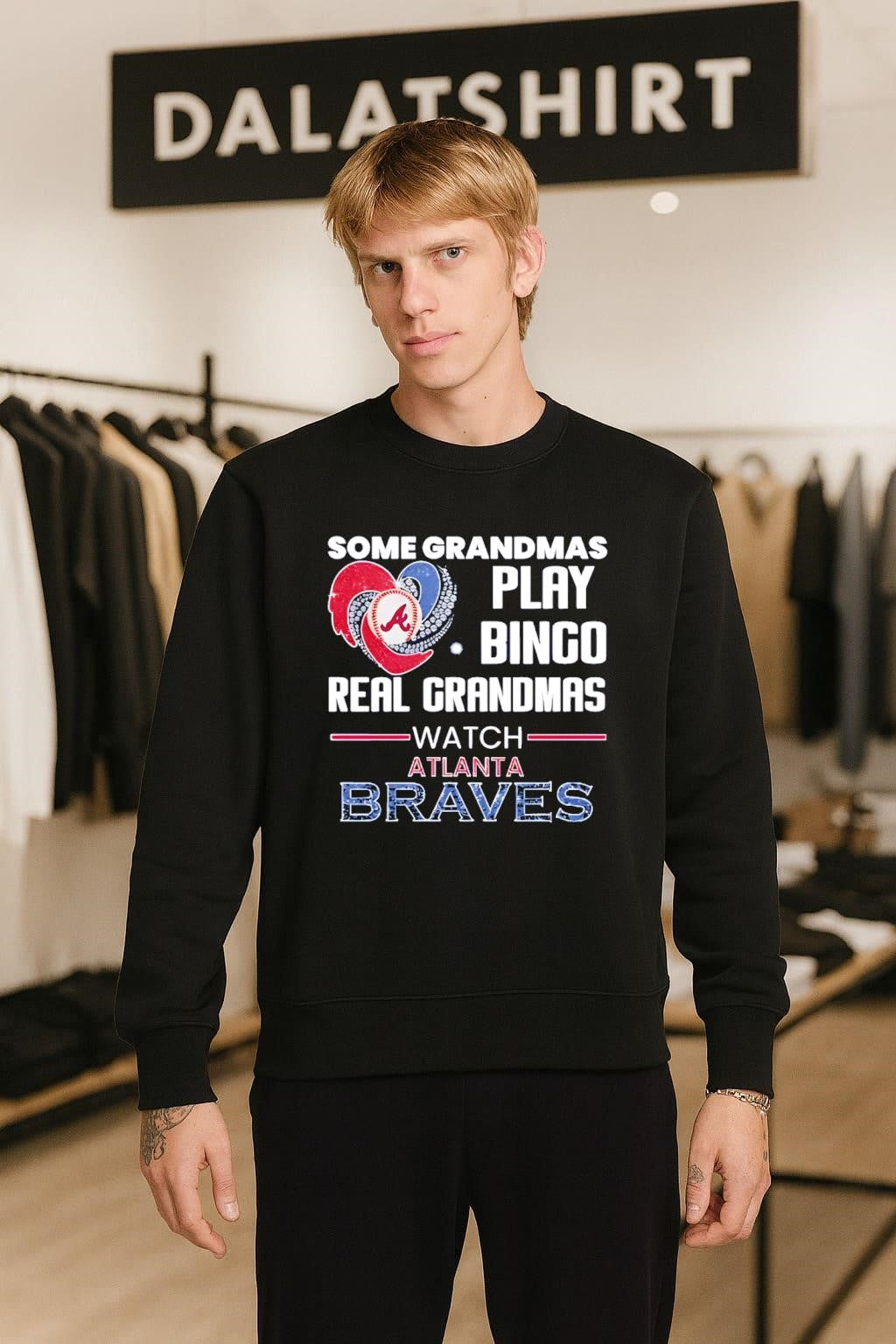 Some Grandmas Play Bingo Real Grandmas Watch Atlanta Braves shirt