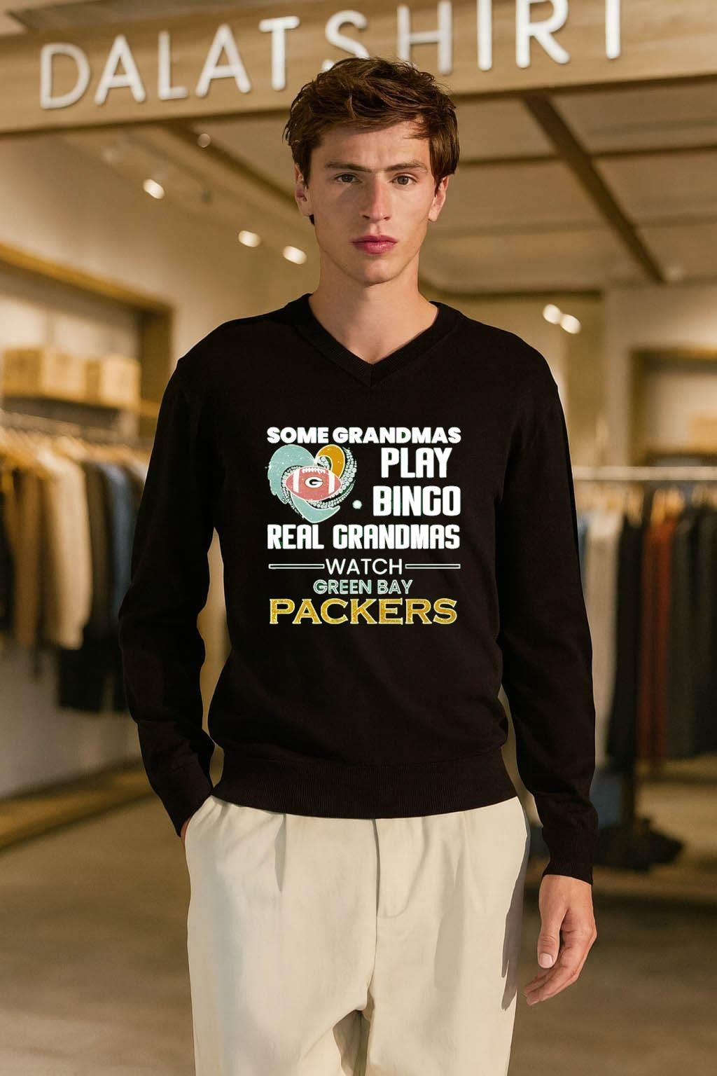 Some Grandmas Play Bingo Real Grandmas Watch Green Bay Packers shirt