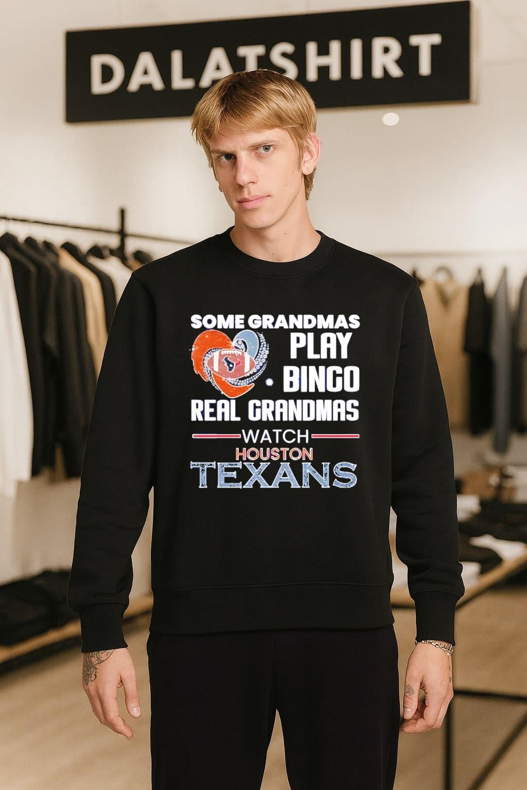 Some Grandmas Play Bingo Real Grandmas Watch Houston Texans shirt