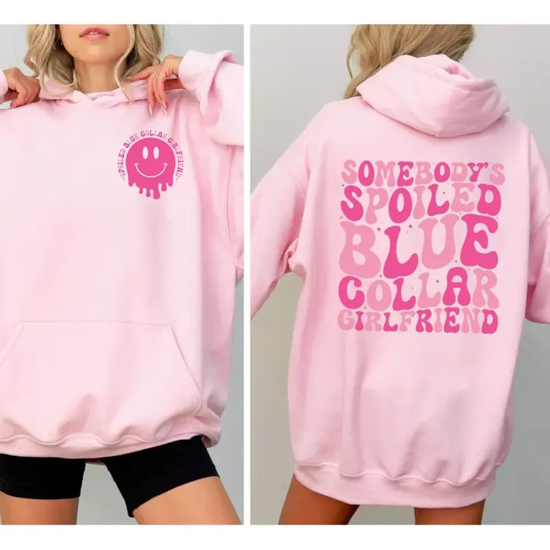Somebody's Spoiled Girlfriend Shirt, Girlfriend Gift, Spoiled Girlfriend Sweatshirt, Gift From Boyfriend, Unisex Crewneck...