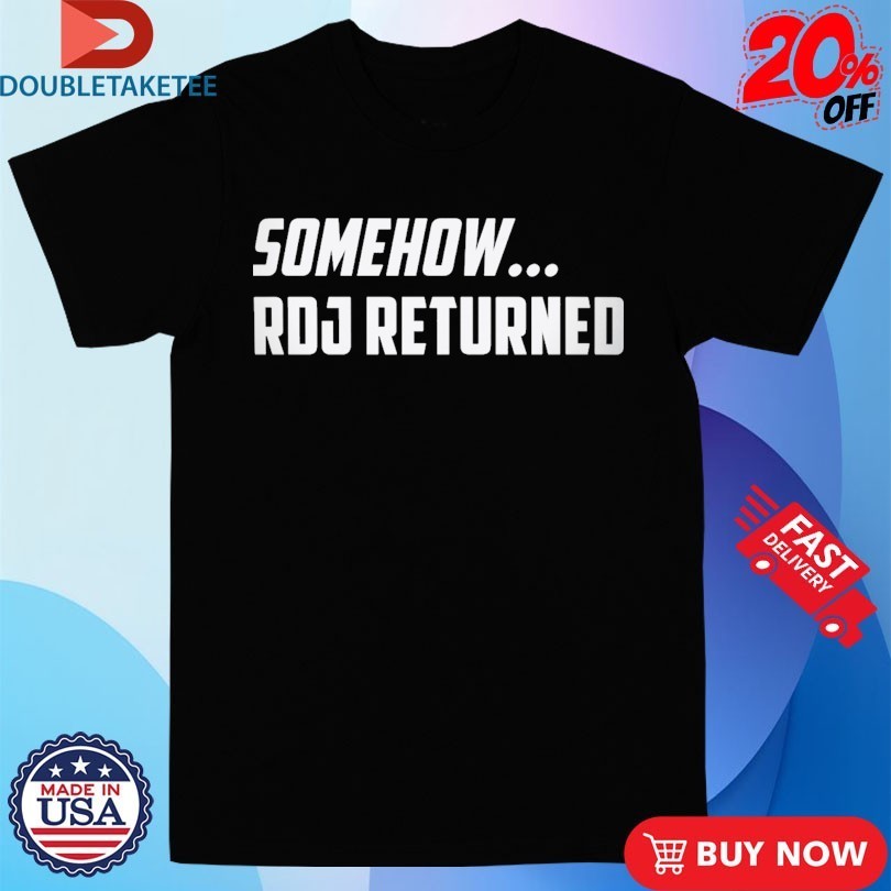 Somehow RDJ Returned Shirts