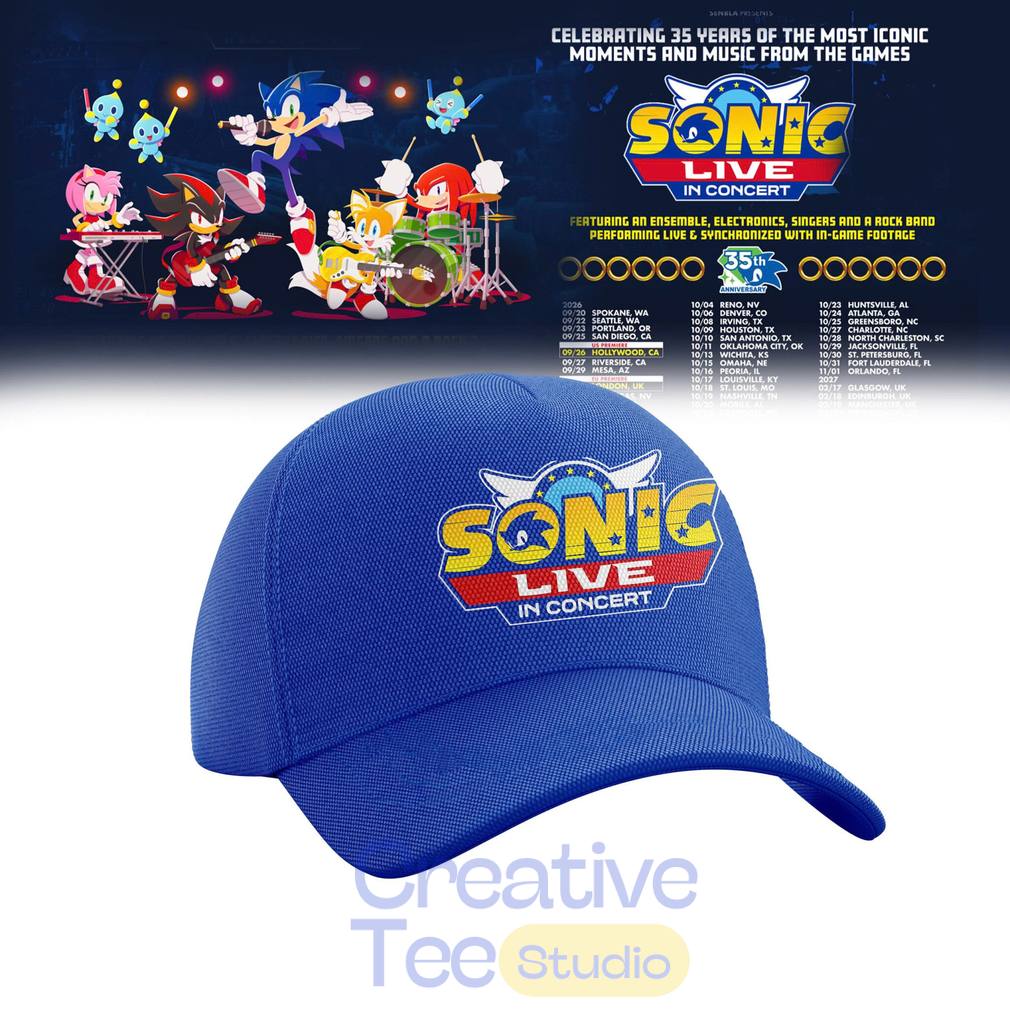 Sonic Live in Concert 2026 Classic Cap