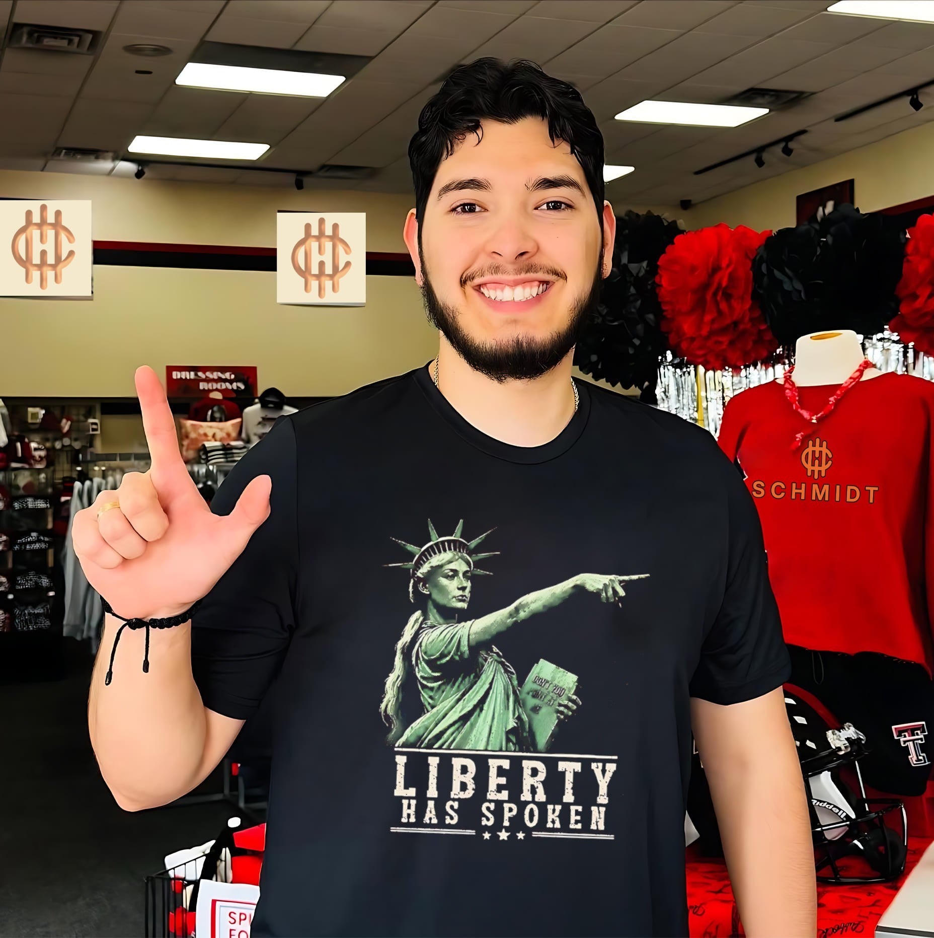 Sophie Cunningham Indiana Fever Liberty Has Spoken Don’t You Point at Me Statue of Liberty shirt