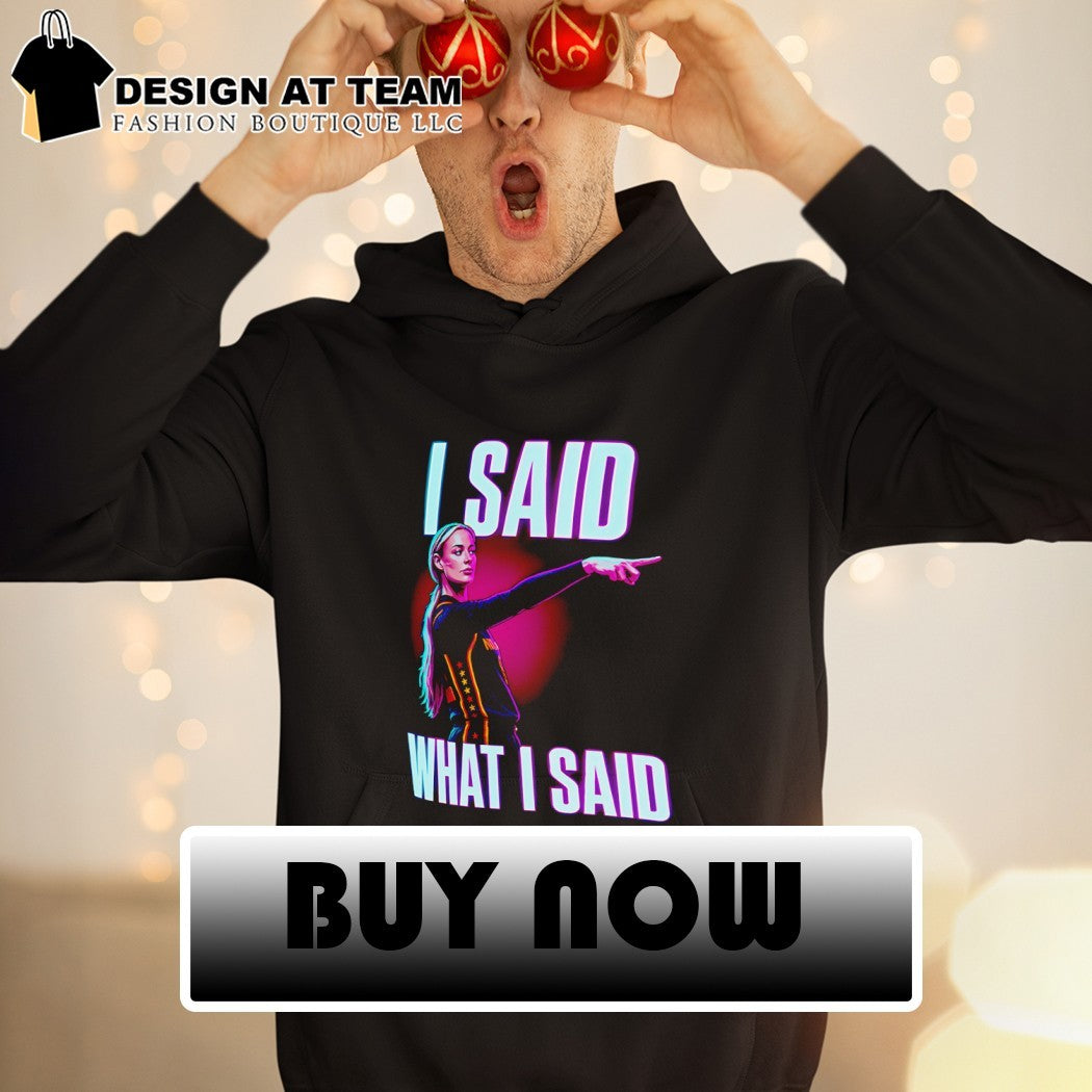 Sophie Cunningham Pointing Indiana Fever WNBA Basketball I said what I said shirt