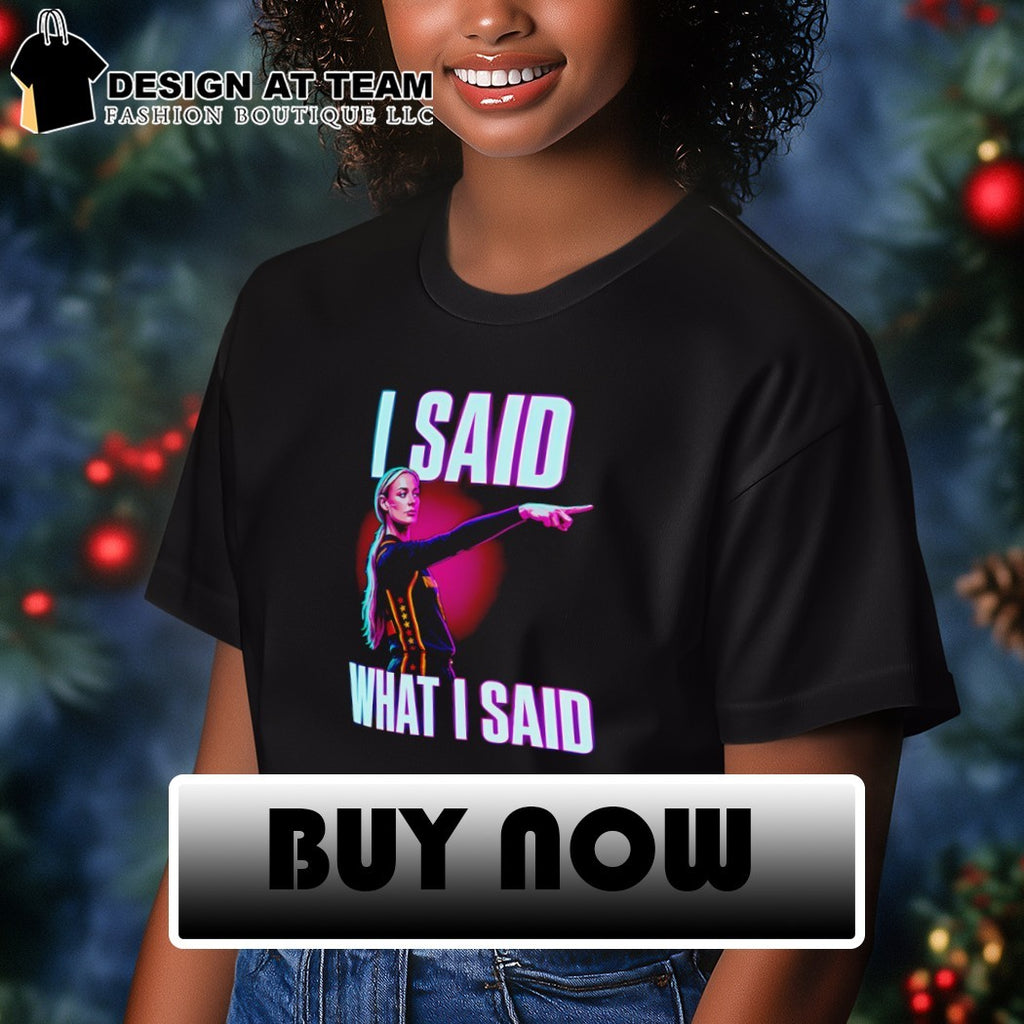 Sophie Cunningham Pointing Indiana Fever WNBA Basketball I said what I said shirt