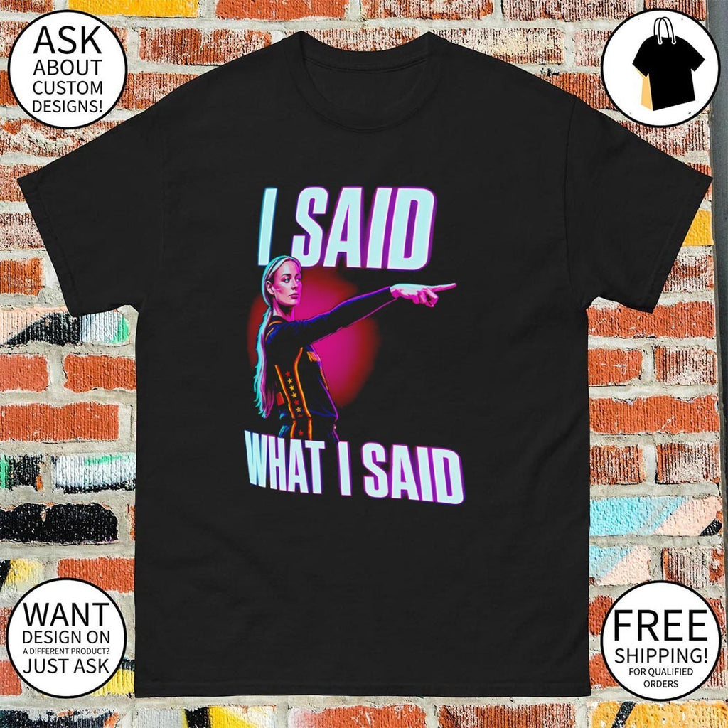 Sophie Cunningham Pointing Indiana Fever WNBA Basketball I said what I said shirt