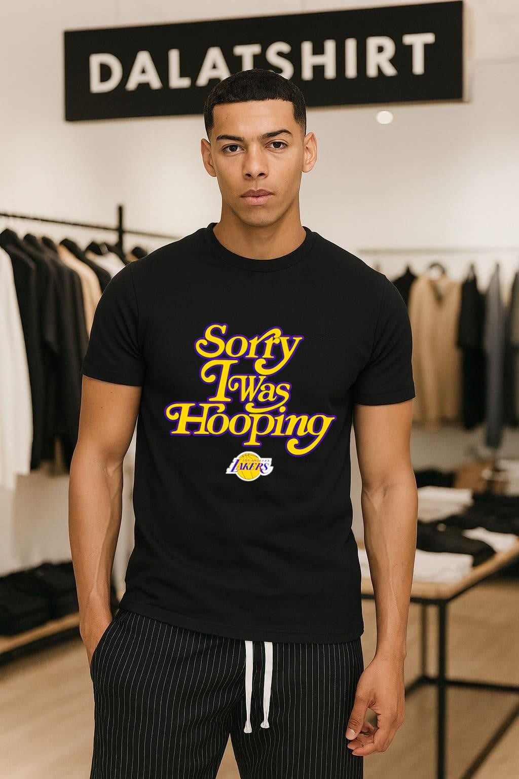 Sorry I Was Hooping Los Angeles Lakers Basketball shirt