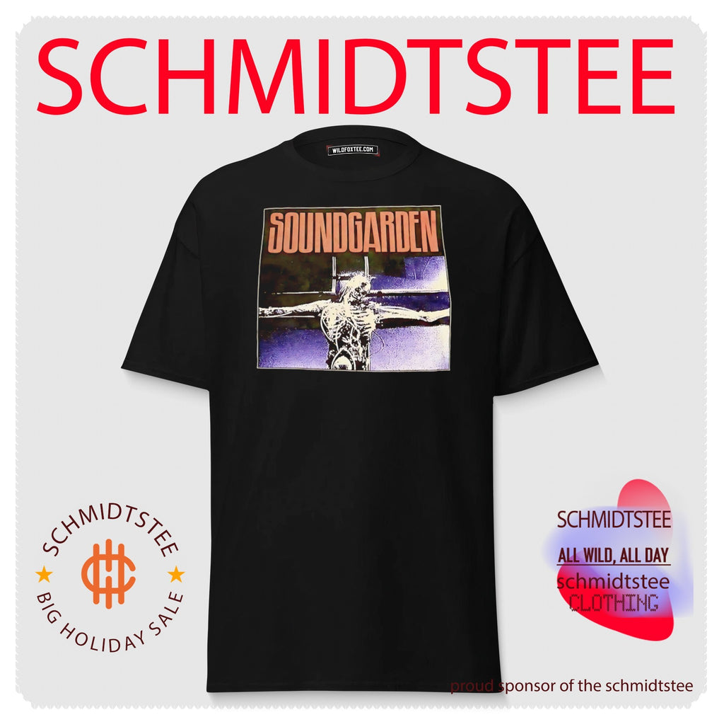 Soundgarden Skeleton Graphic Grunge Rock Band shirt