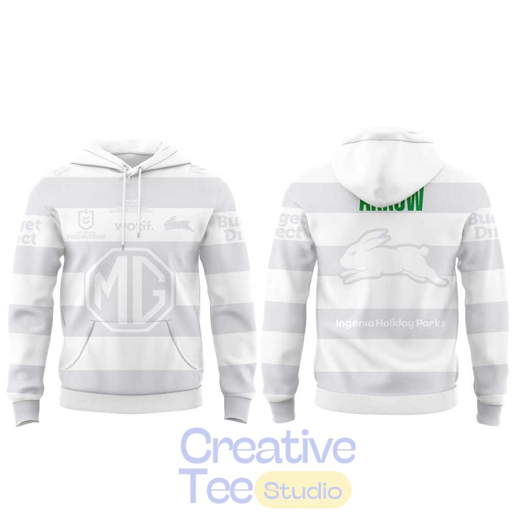 South Sydney Rabbitohs Arrow White 2026 Hoodie