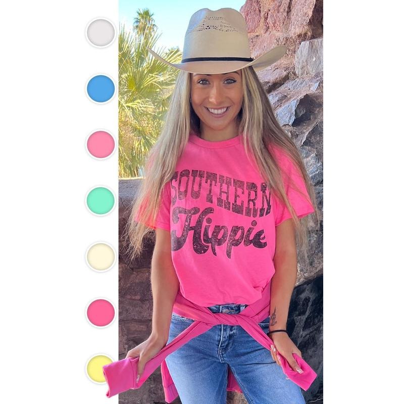 Southern Hippie Graphic T-Shirt Hoodie, Sweatshirt | TeeBloomCo.com