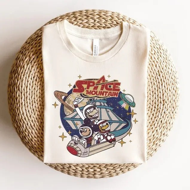 Space Mountain Shirt, Magic Kingdom Shirt, Mouse And Friends Space Shirt Hoodie, Sweatshirt | TeeBloomCo.com