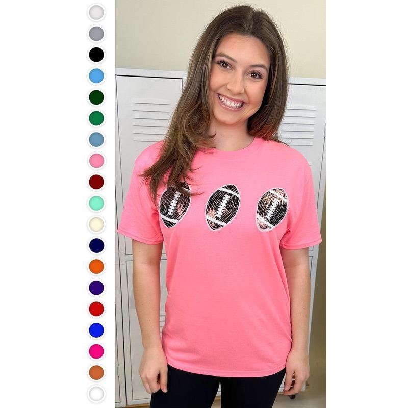Sparkle Football Adult T-Shirt Hoodie, Sweatshirt | TeeBloomCo.com