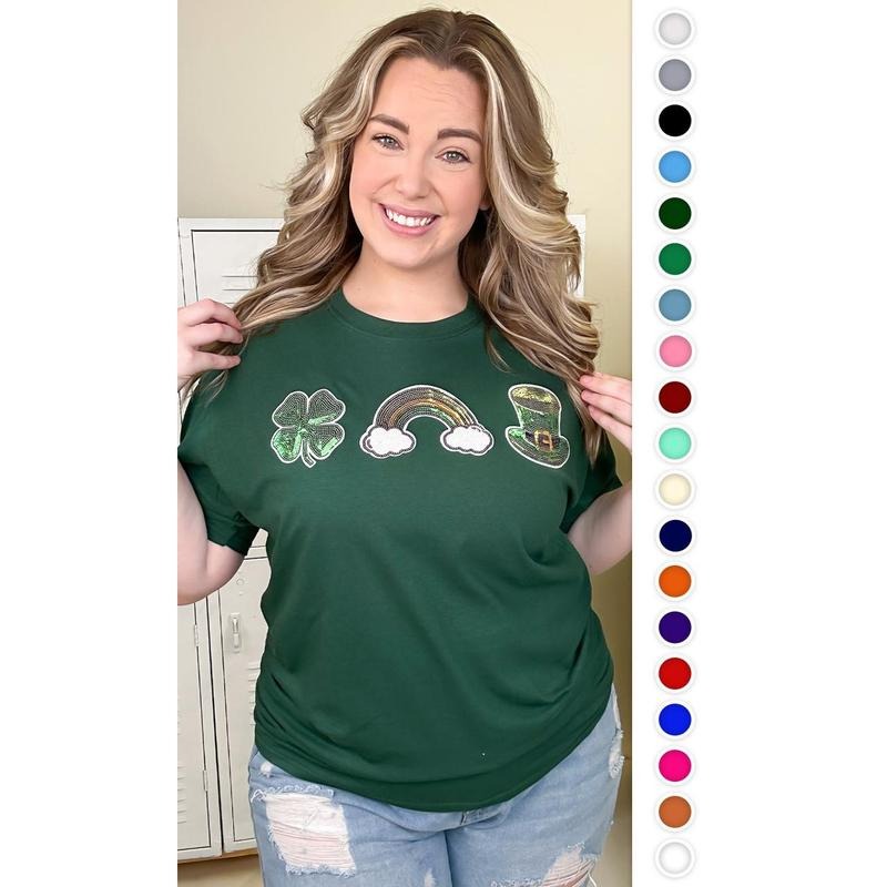 Sparkle St. Patrick’s T-Shirt Hoodie, Sweatshirt | TeeBloomCo.com