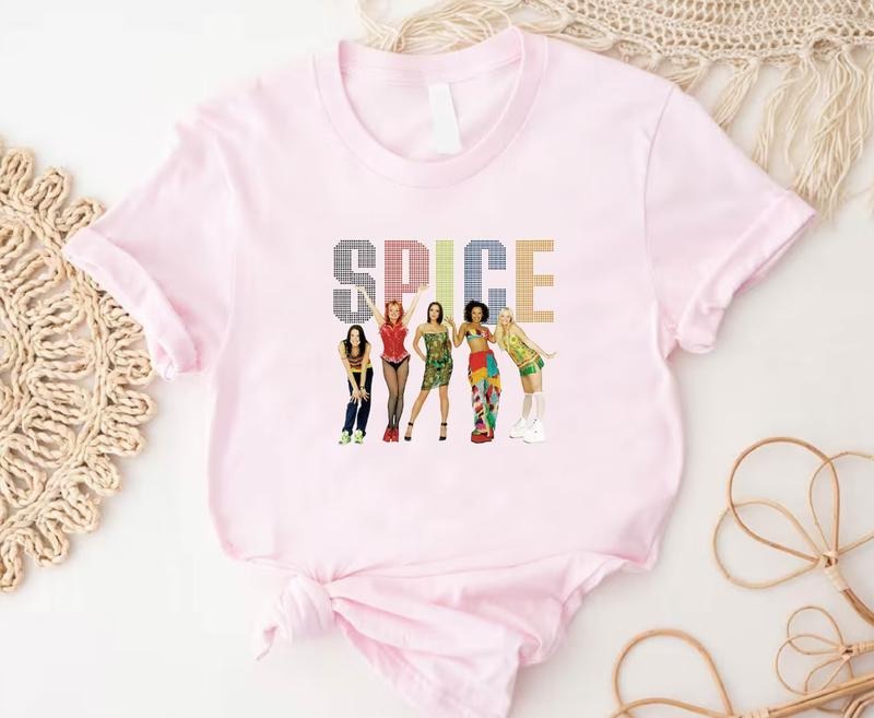 Spice Girls Tshirt, Spice Girls Gift, Spice Tour Gift, Vintage 90s T shirt, Spice Girls Tee, Music Shirt for Her Top...
