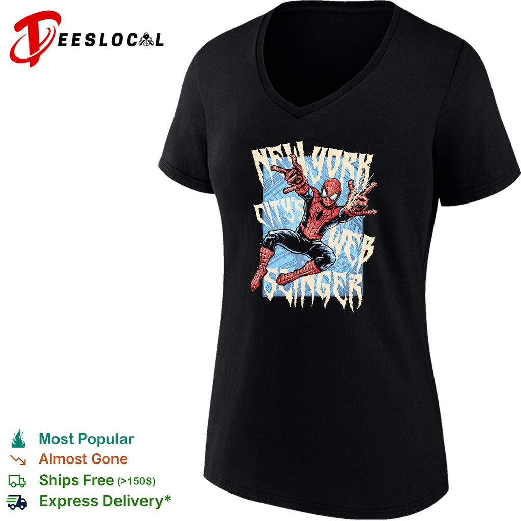 Spider-Man New York Citys Web Slinger Marvel Comics Superhero Action Movie shirt