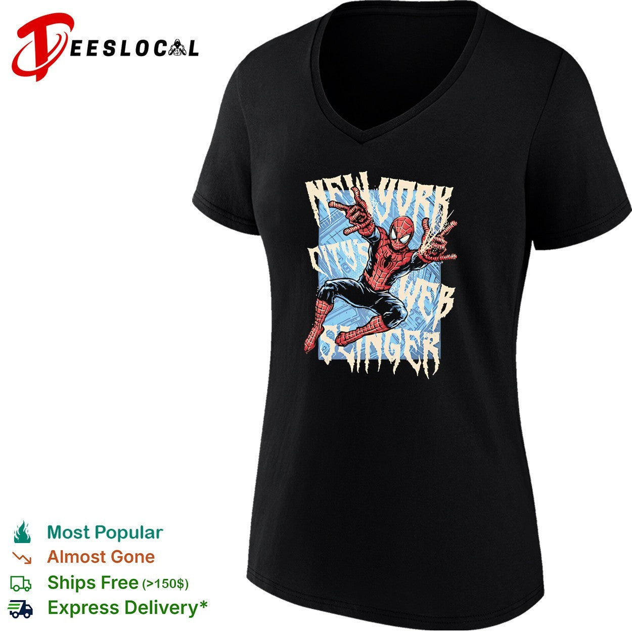 Spider-Man New York Citys Web Slinger Marvel Comics Superhero Action Movie shirt