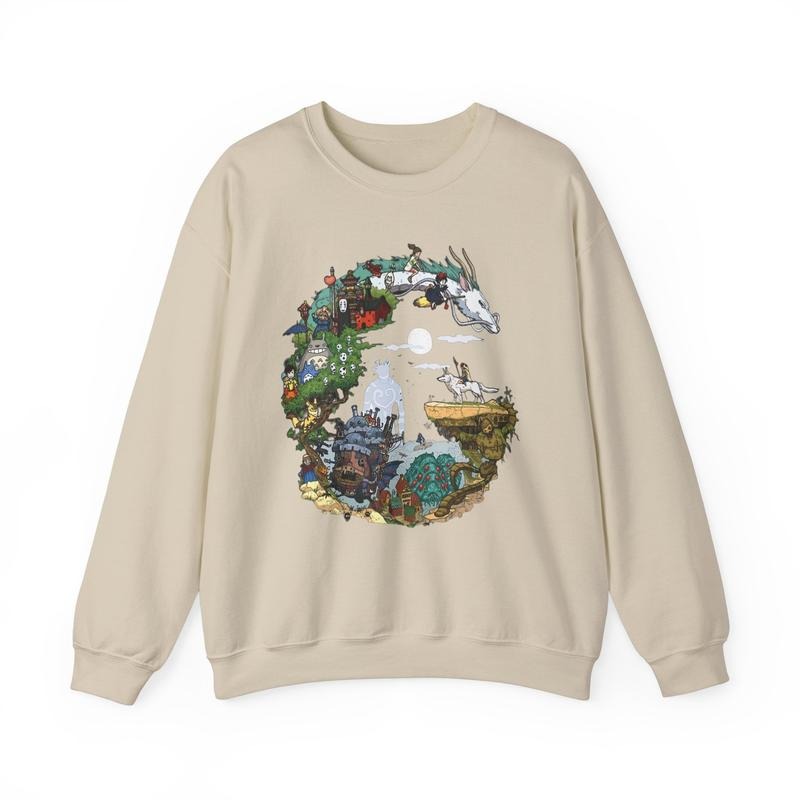 Spirited Away Studio Ghibli Shirts, Hayao Miyazaki, Ghibli Totoro Shirt Gift Hoodie, Sweatshirt | TeeBloomCo.com
