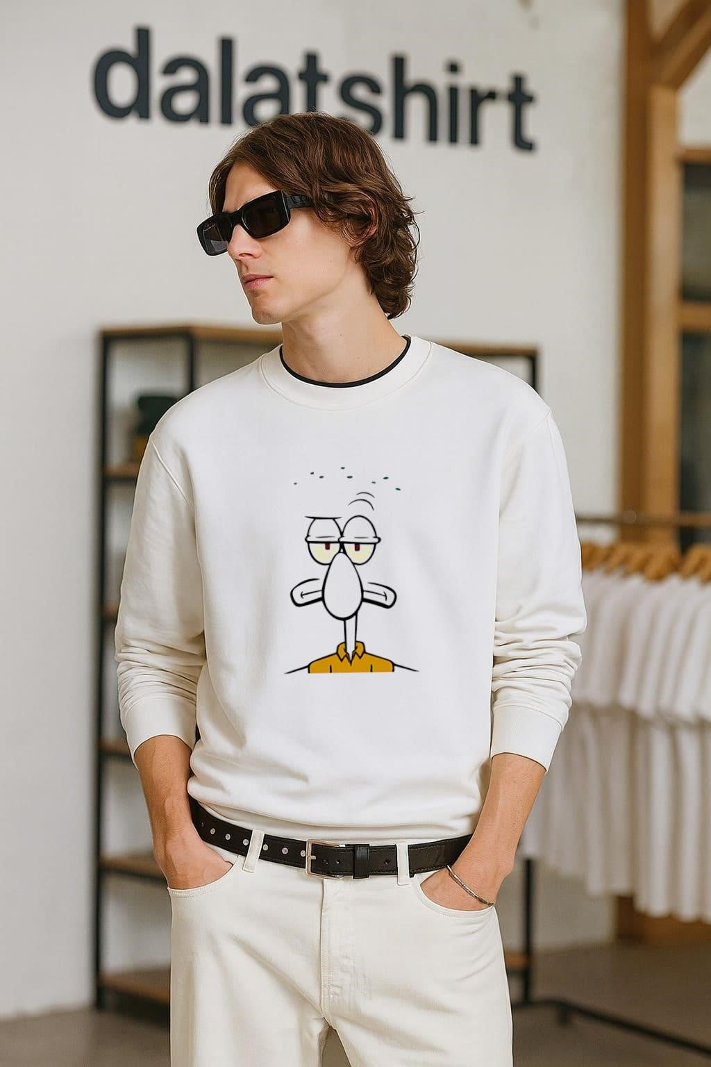 Spongebob Squidward Face shirt