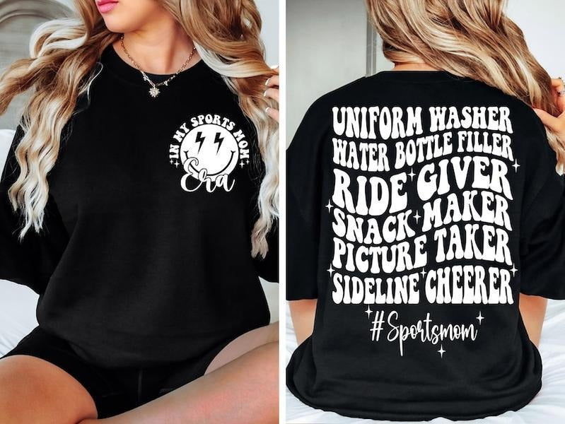 Sports Mom Shirt, Sports Mom Shirt, In my Sports Mom Era, Game Day, Sports Mom Shirt Football Baseball Volleyball Hoodie,...