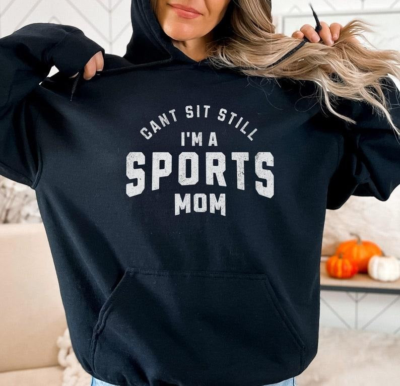 Sports mom life hoodie gift for her, Soccer, Ice hockey Goalie, baseball,basketball,volleyball mom hooded sweater,sports...