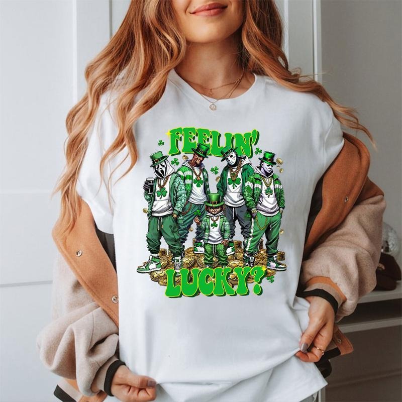 St. Patrick’s Vibes Adult Graphic Sweatshirt T-Shirts, Hoodie | TeeBloomCo.com