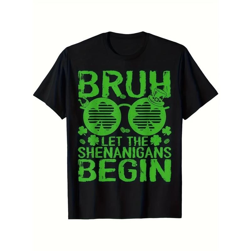 St. Patrick's Day "Dibs on the Redhead" Graphic T-Shirt for Men & Women - 100% Cotton, Casual Outdoor Tee with Shamrock...