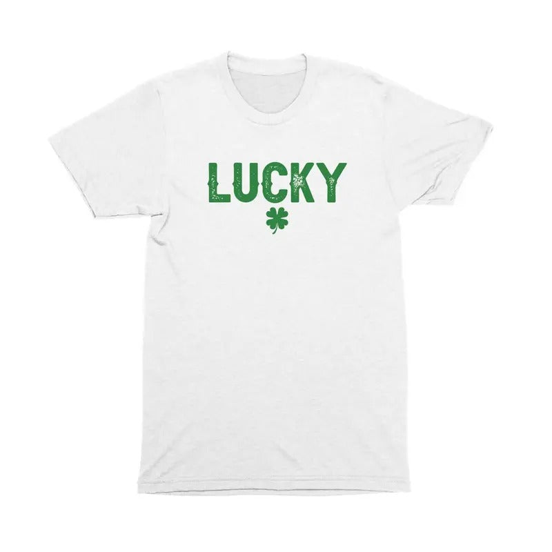 St Patricks Day Rude Profanity Couples Shirt, Matching Shirts, Lucky and Lucky Graphic Tee, Funny St Paddys Drinking...