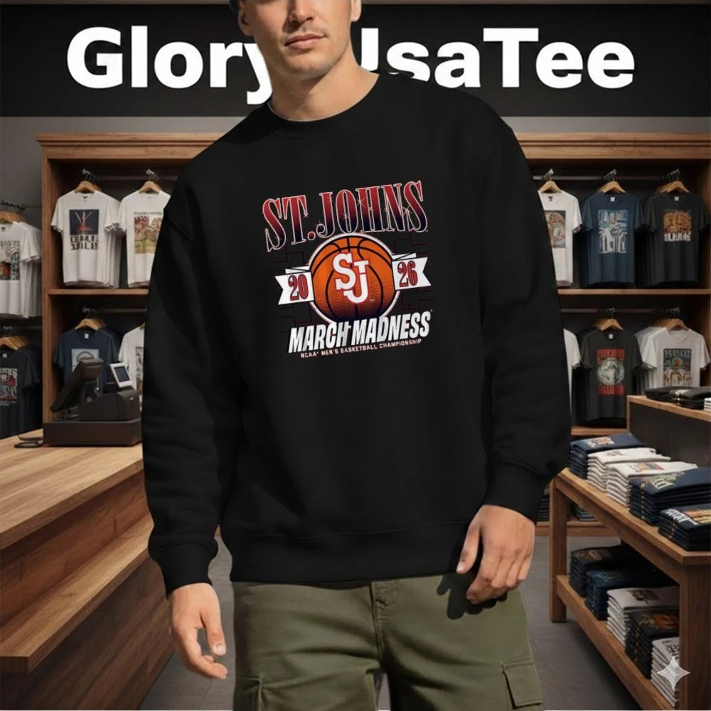 St. John’s Red Storm MBB 2026 March Madness NCAA Men’s BAsketball Championship Shirt