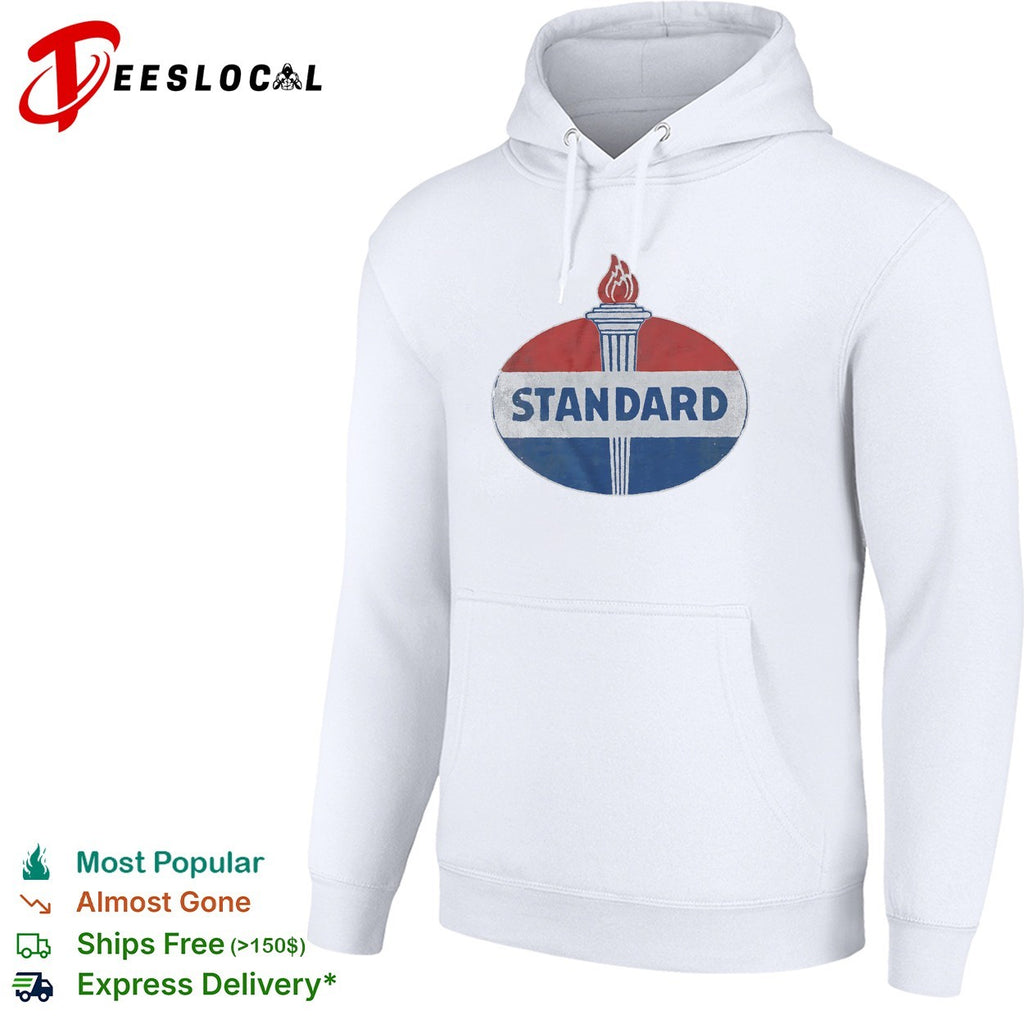 Standard Oil Company torch logo emblem retro corporate branding identity icon shirt