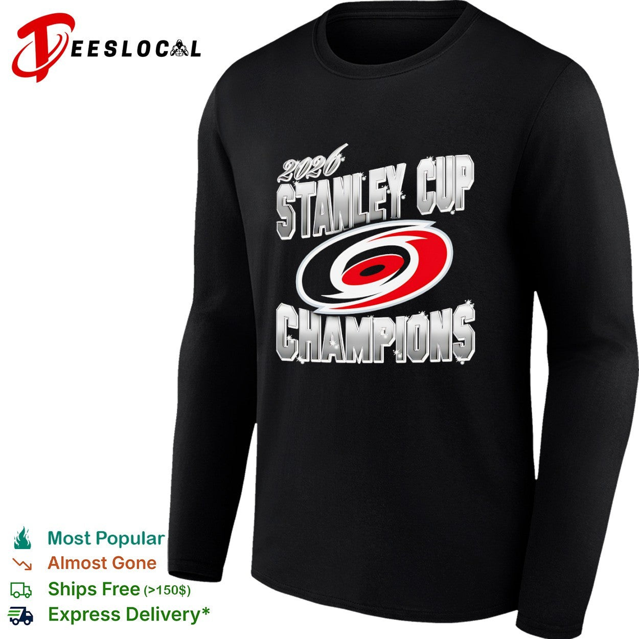 Stanley Cup Champions Carolina Hurricanes 2026 Stanley Cup Champions shirt