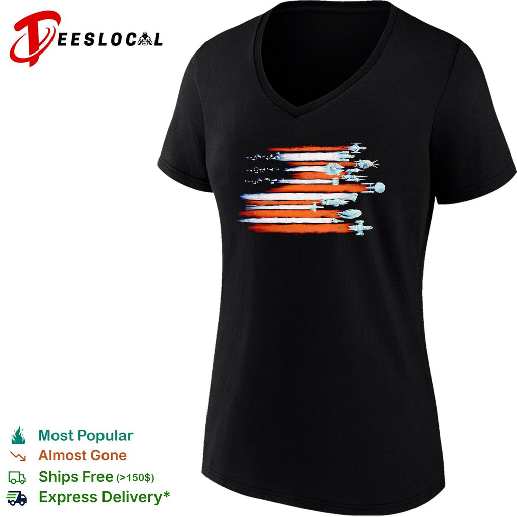 Star Wars Star Trek Doctor Who Firefly Battlestar Galactica Spaceship Fan shirt
