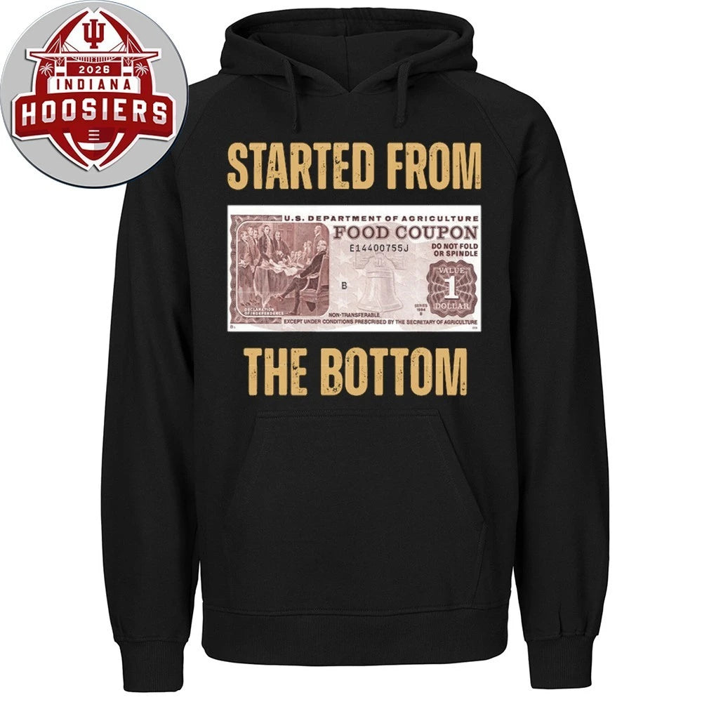 Started From The Bottom Us Department Of Agriculture Food Coupon T-Shirt