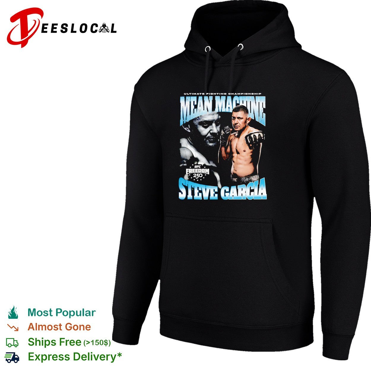 Steve Garcia mean machine UFC Freedom 250 Ultimate Fighting Championship poster shirt
