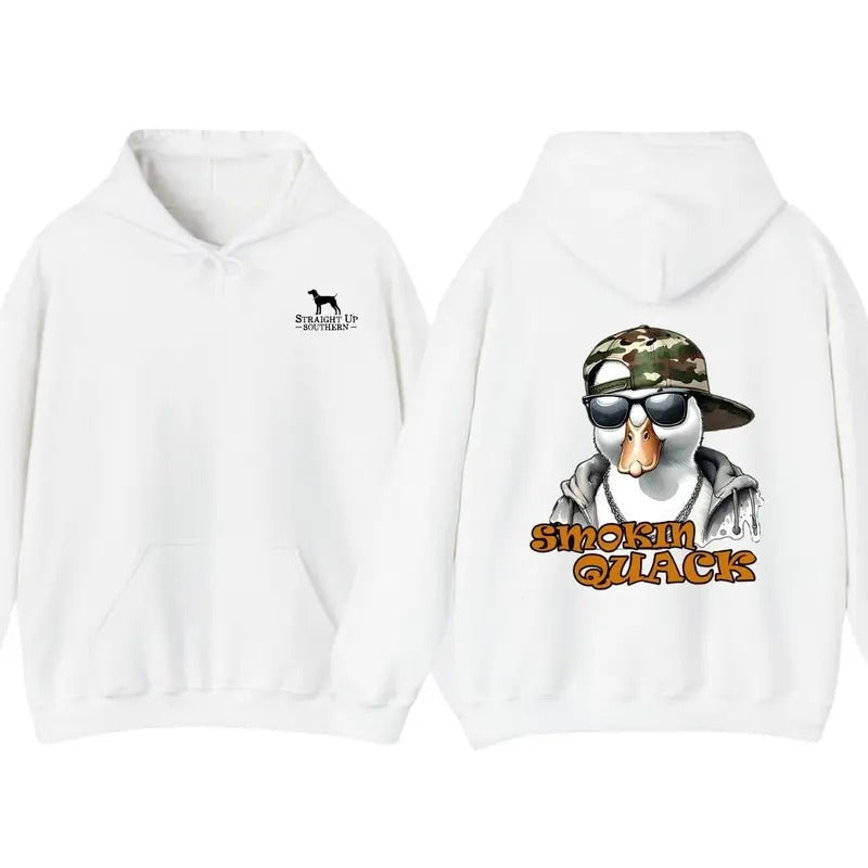 Straight Up Southern Smokin Quack Shirt, Cotton Top Menswear, Short Sleeve Unisex Shirt Hoodie Sweatshirt | TeeBloomCo.com
