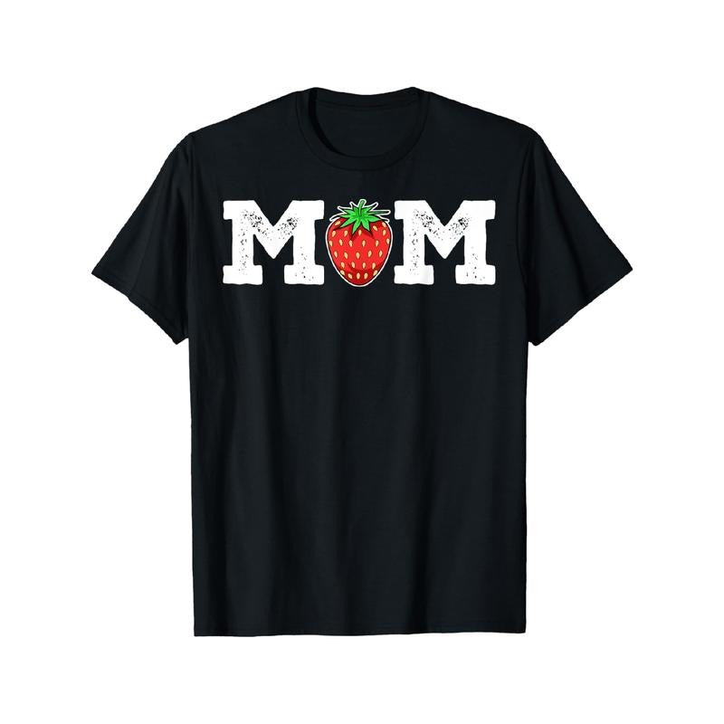 Strawberry Mom Fruit Lover Fruitarian Mother'S Day Berry T-Shirt made in usa Hoodie, Sweatshirt | TeeBloomCo.com